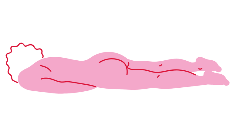 belly down sex position