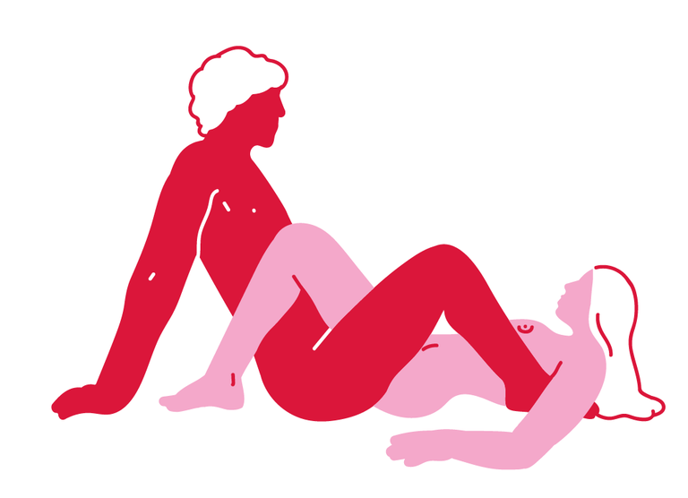 pink, lunge, magenta, sitting, graphics, logo, clip art,