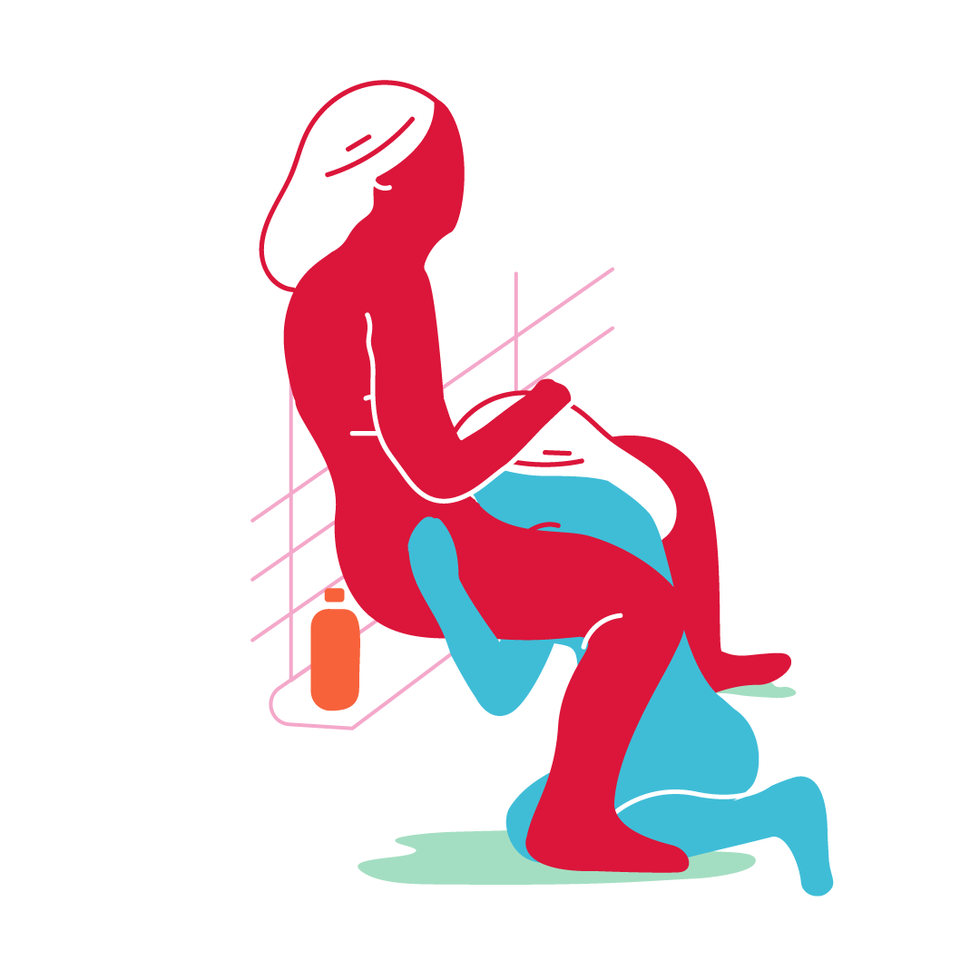 seated oral sex position
