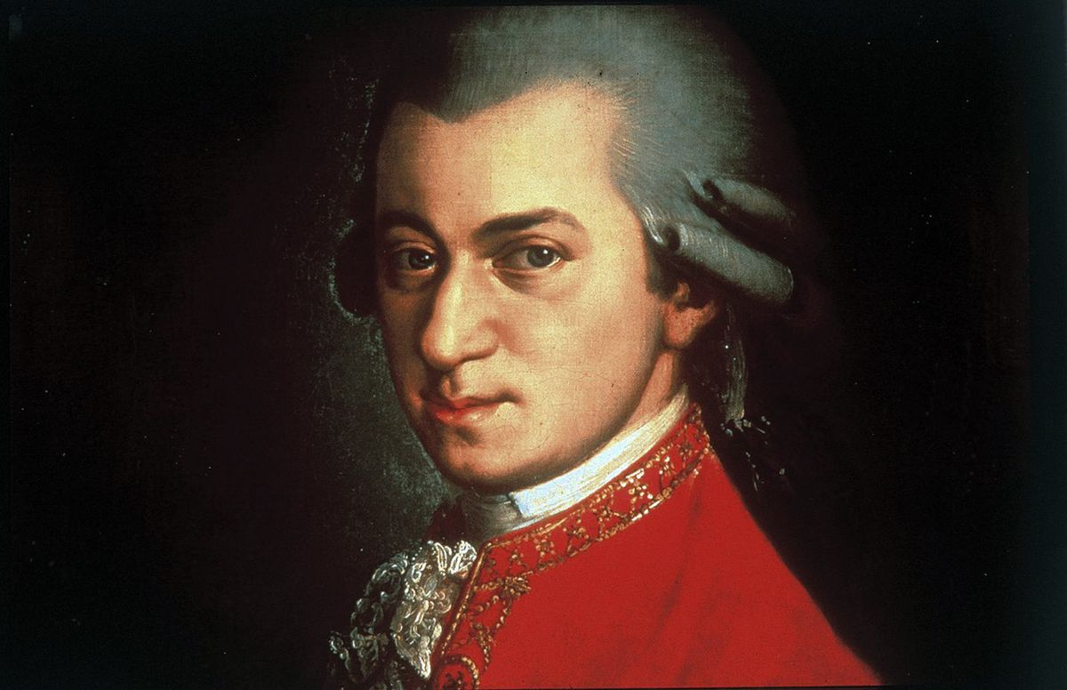 A painting of Mozart