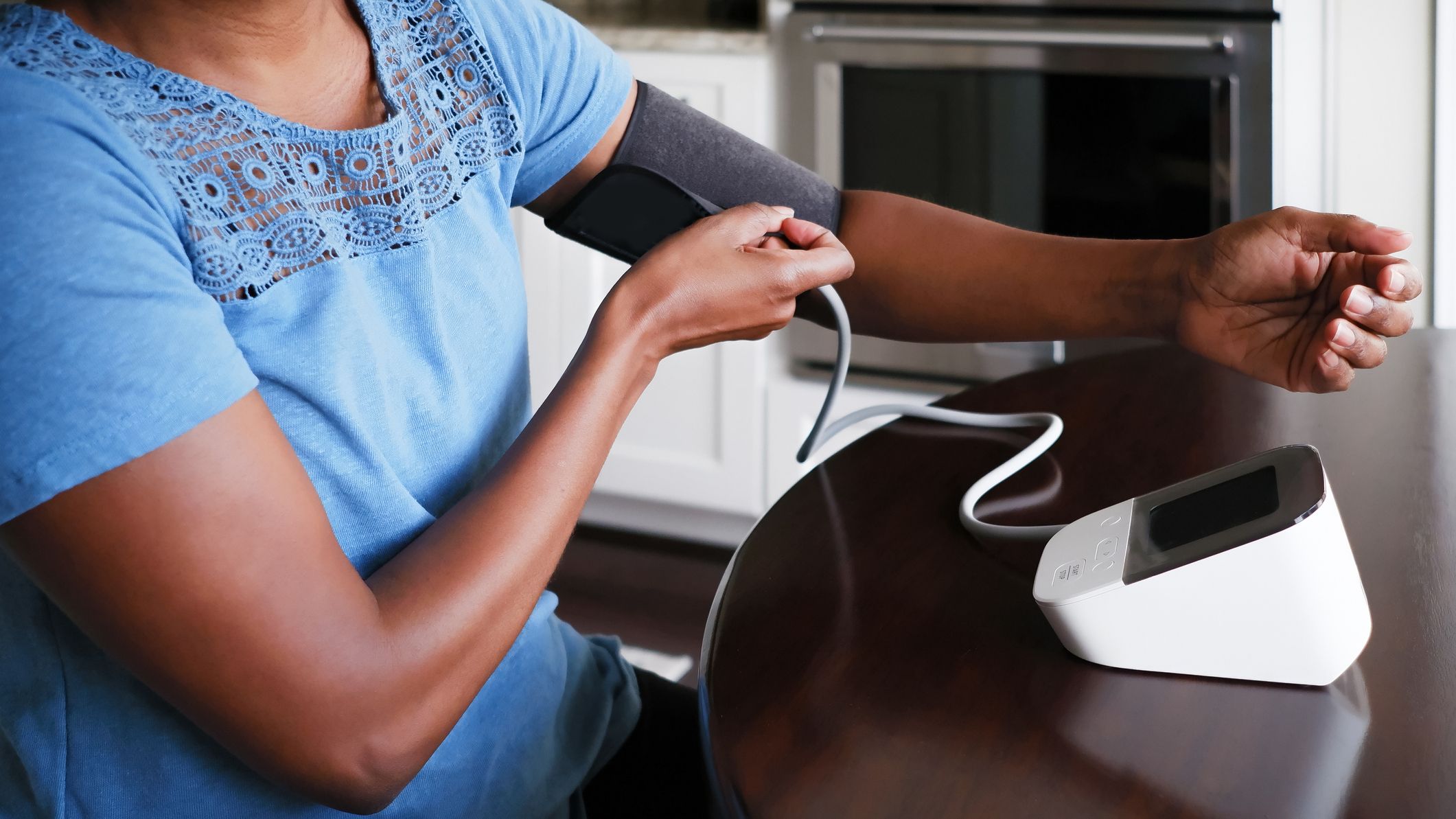 Premium Photo  Apparatus for taking blood pressure on white
