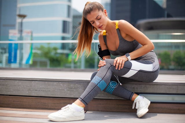 woman getting injured while training outdoors hong kong