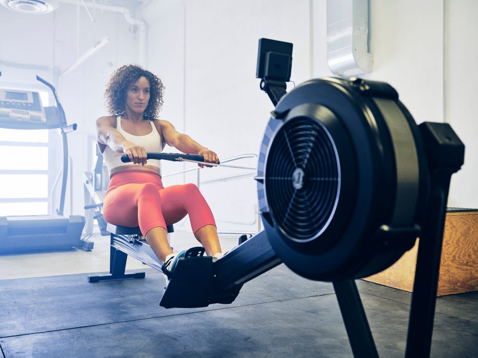 woman in a cross training gym