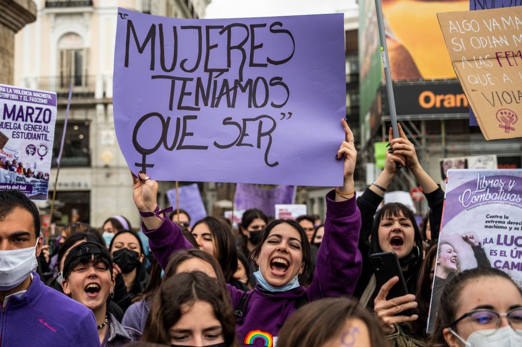 manifestacion feminista madrid