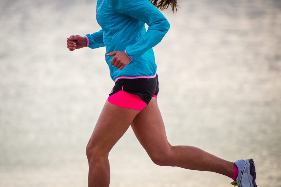 woman jogging