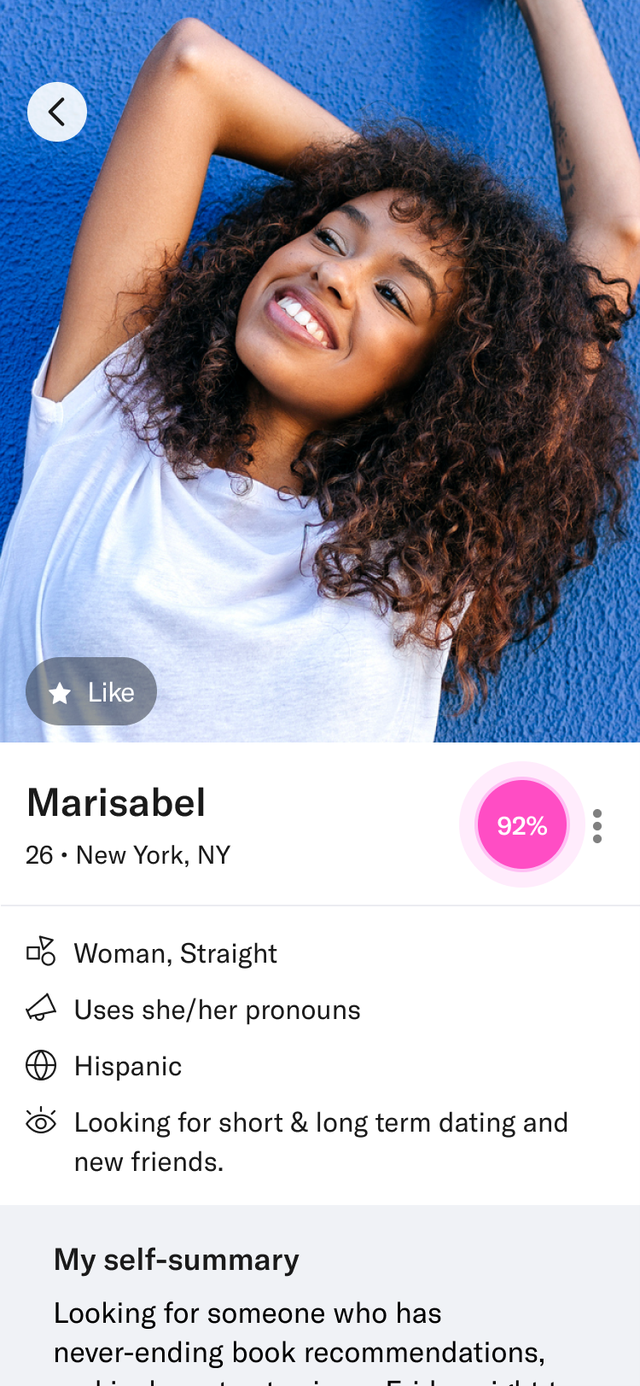 dating app profile description