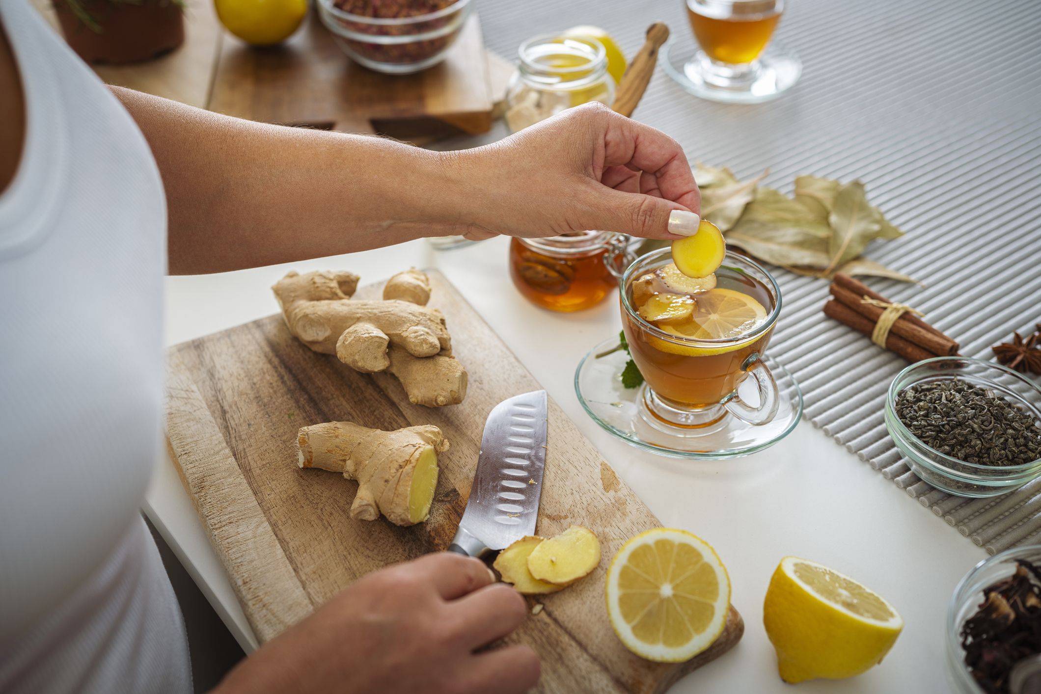 Is lemon ginger tea good for you best sale