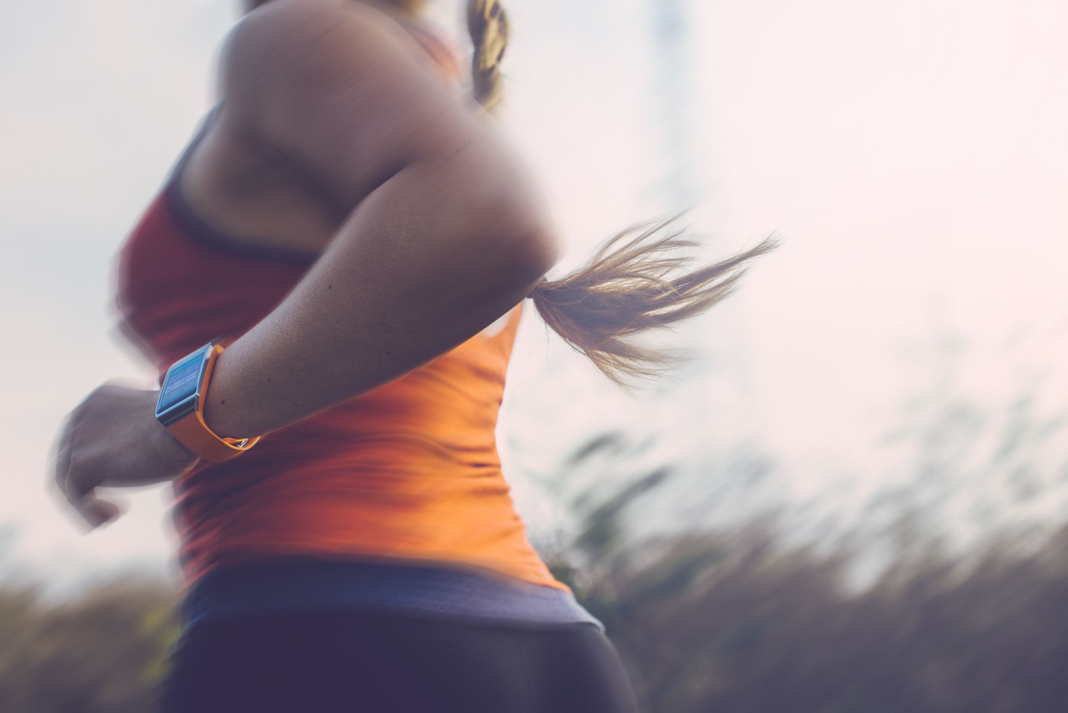 woman running outdoor