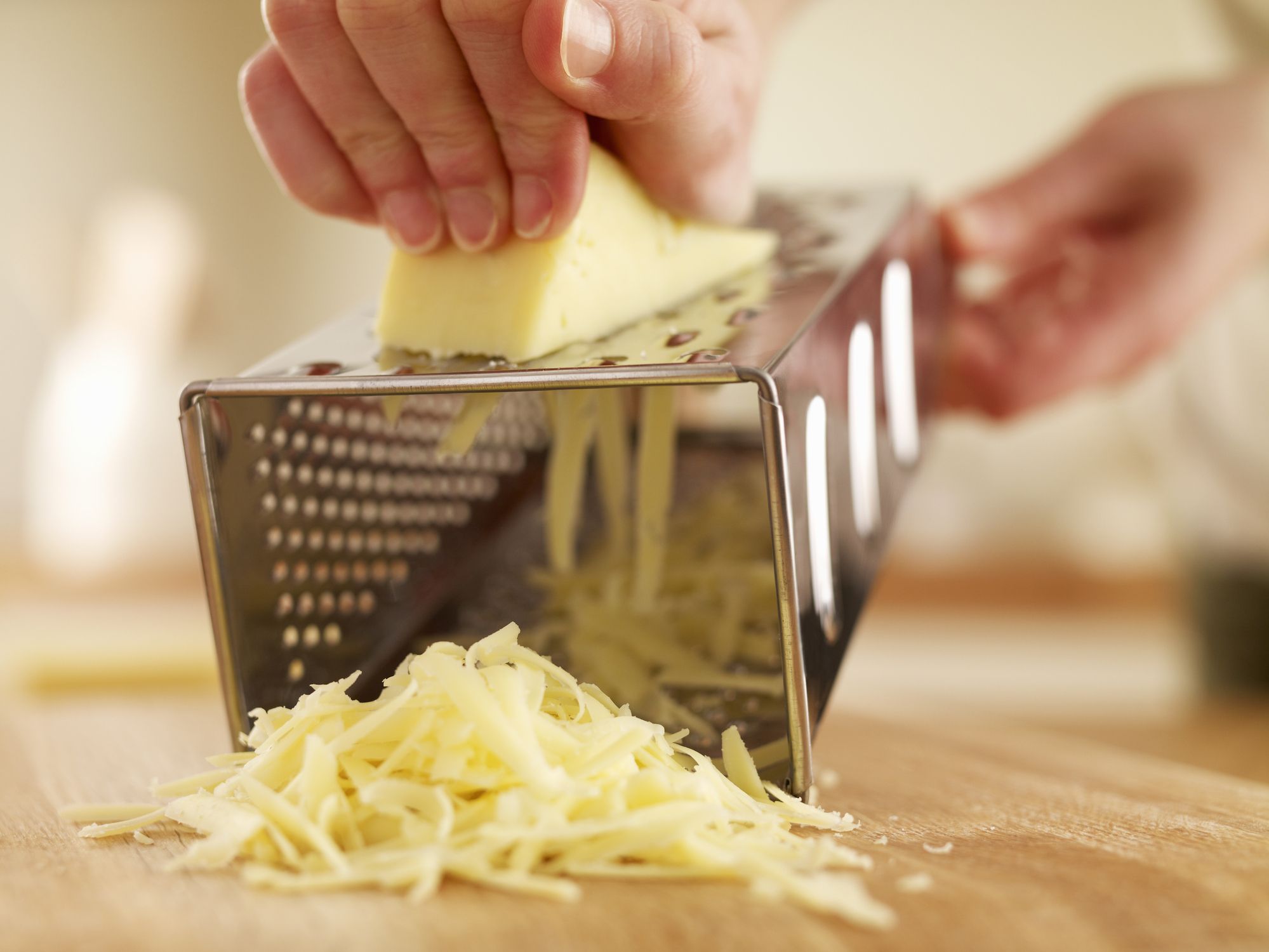 Borke Professional Box Grater, Stainless Steel with 4 Sides, Best for  Parmesan Cheese, Vegetables, Ginger 