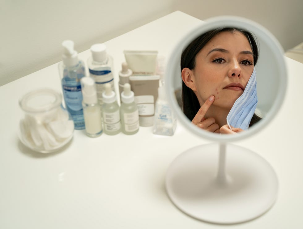 mascarilla y acne