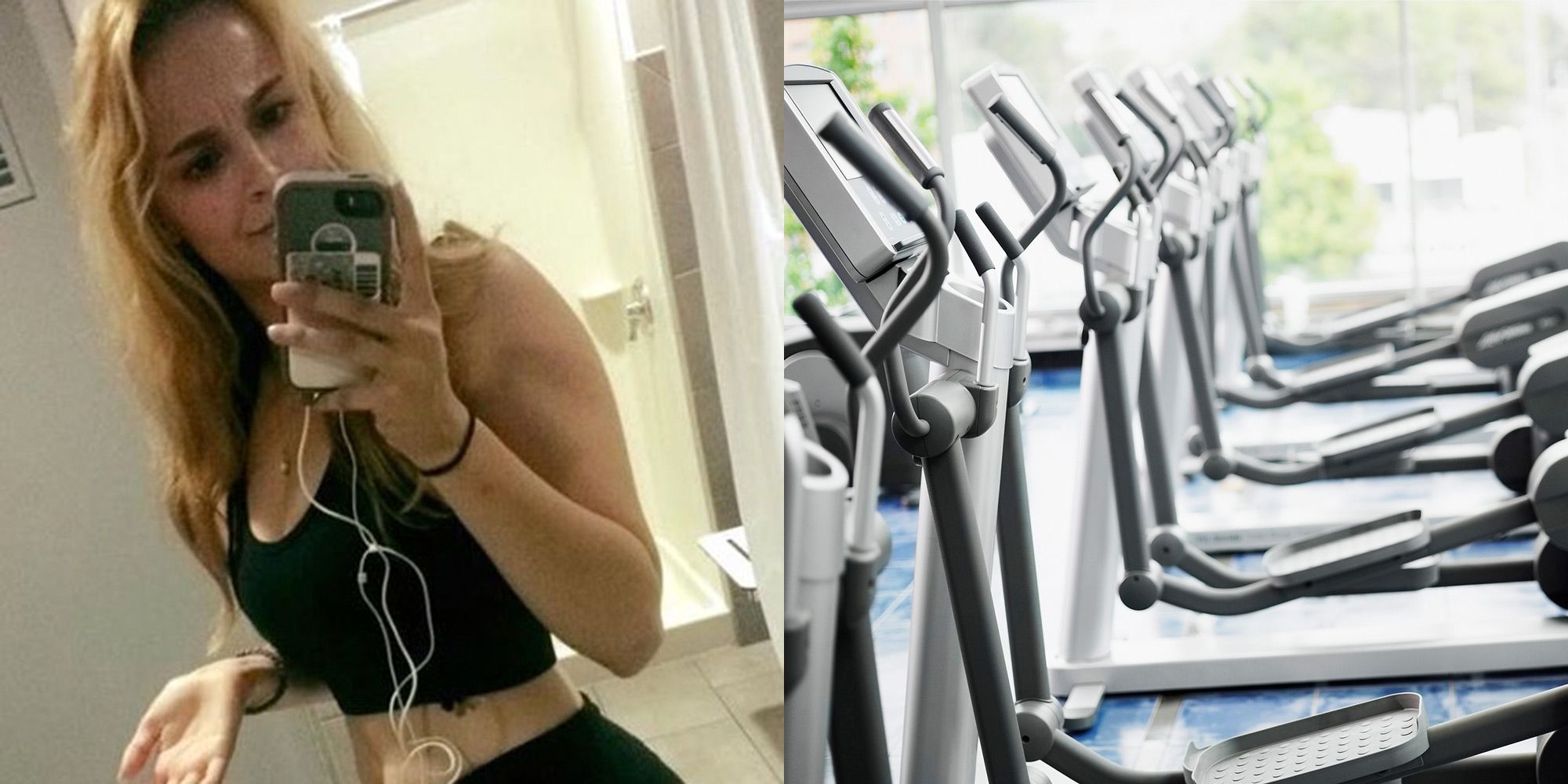Woman working out in a sports bra says her gym demanded she put a shirt on  or leave