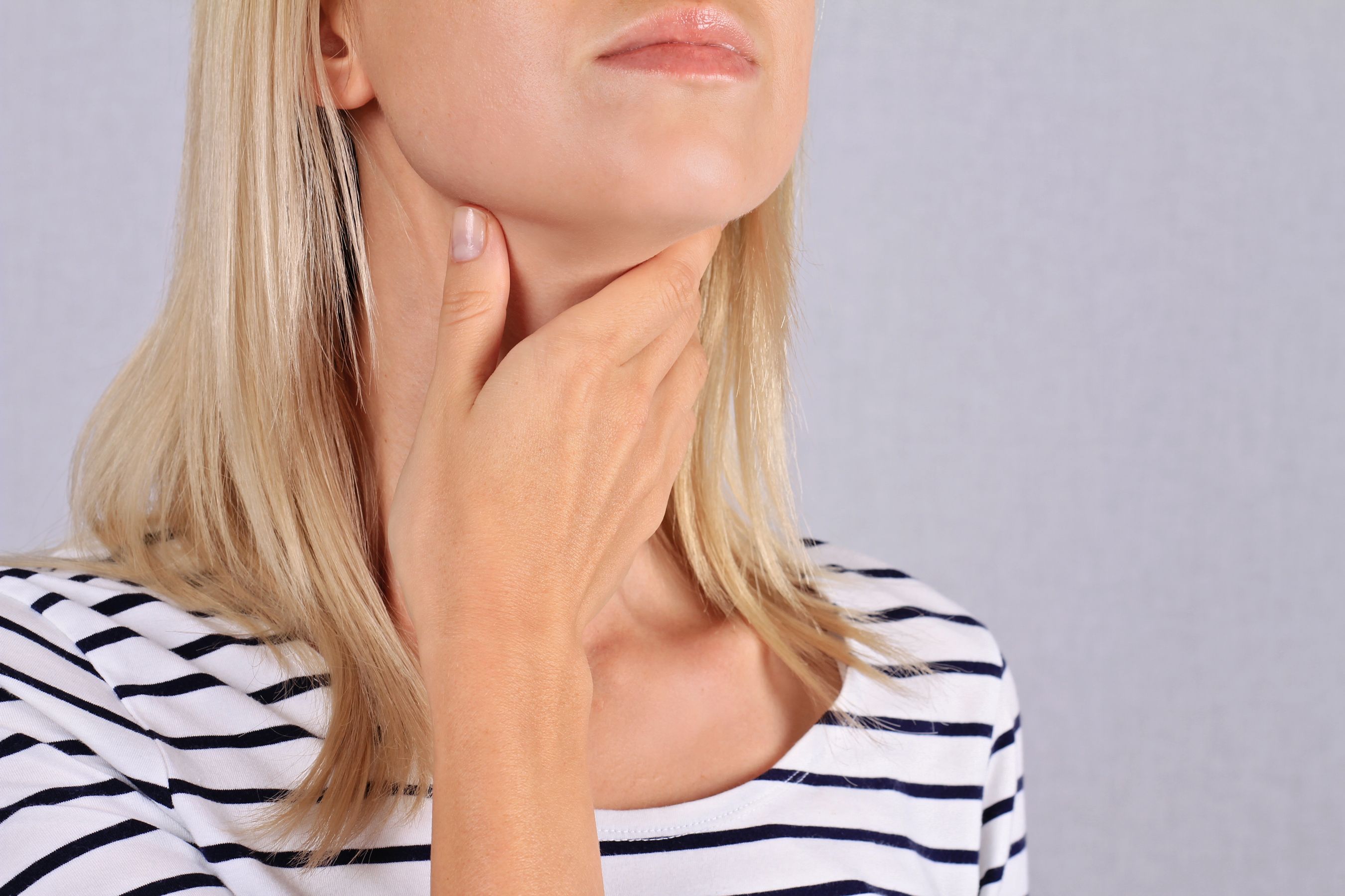 Woman thyroid gland control