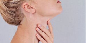 Woman thyroid gland control