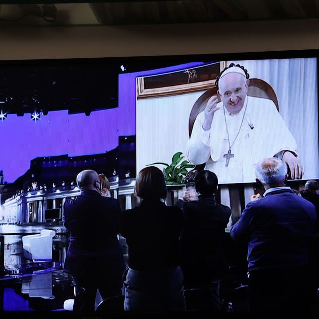 pope francis' inaugural appearance on an italian tv talk show
