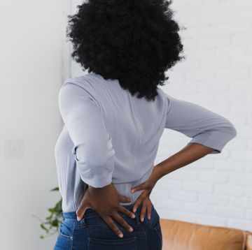 woman with lower back issues