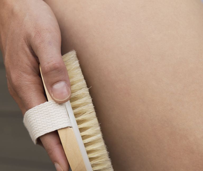 Derms do *not* recommend dry brushing your skin in this spot