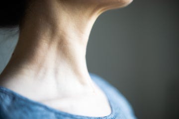 a woman's neck