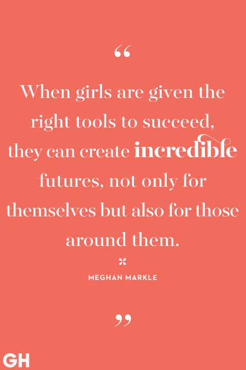 international women's quote by meghan markle