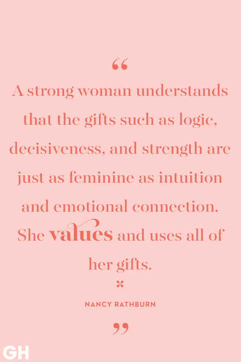 international women's quote by nancy rathburn