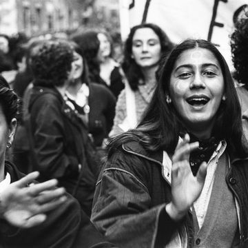 women's protest march in rome