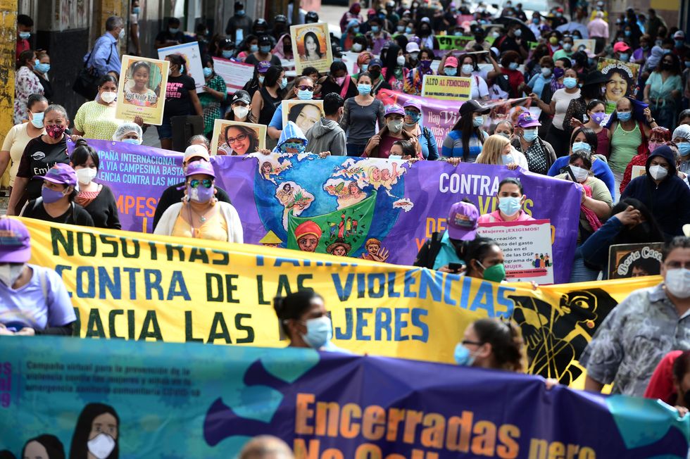 honduras women protest