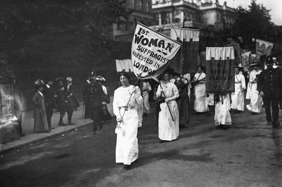 Suffragettes March in London