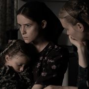 emily mitchell stars as miep, claire foy as salome and rooney mara as ona in director sarah polley’s film women talking
