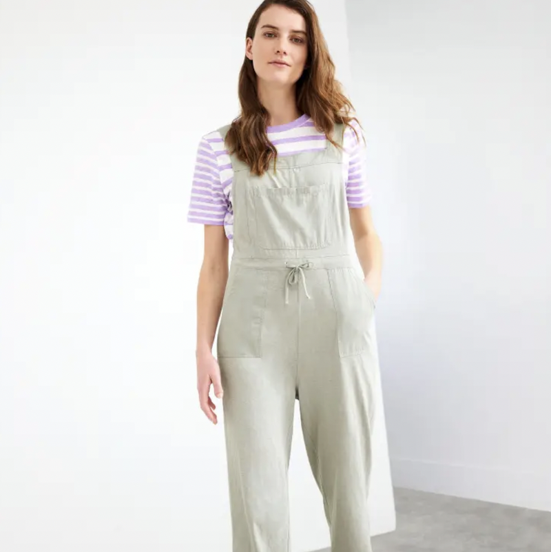 Womens cheap cropped dungarees