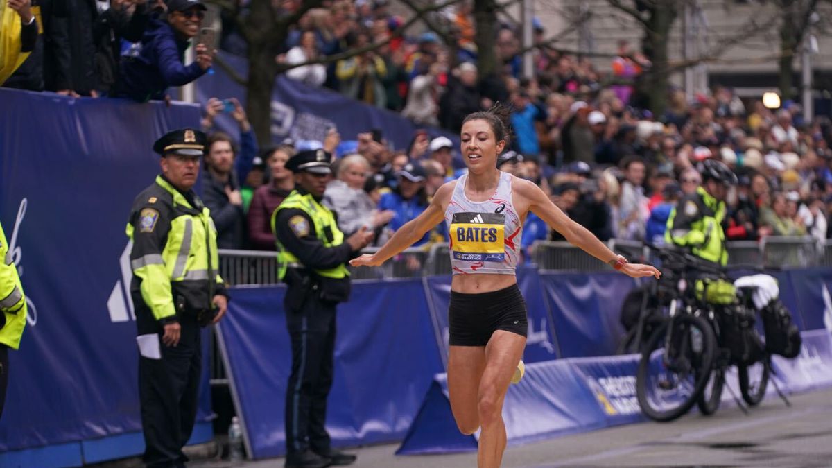 preview for American Emma Bates Finishes 5th in the Boston Marathon
