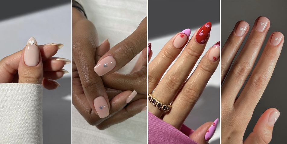 75 Best Valentine's Day Nail Designs You Will Love (2023 Update) |  Valentine's day nails, Red nails, Heart nail designs