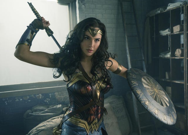 wonder woman 2017, con gal gadot