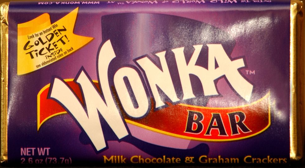 chocolate bar for the 30th anniversary of willy wonka