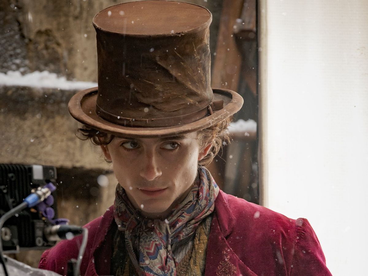First look at Timothée Chalamet as Willy Wonka in new movie