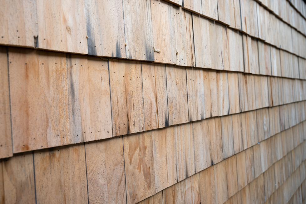 wooden shingles texture pattern