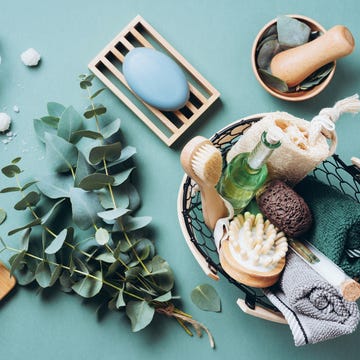 eucalyptus branches and spa bathroom tools eucalyptus branches and spa bathroom tools
