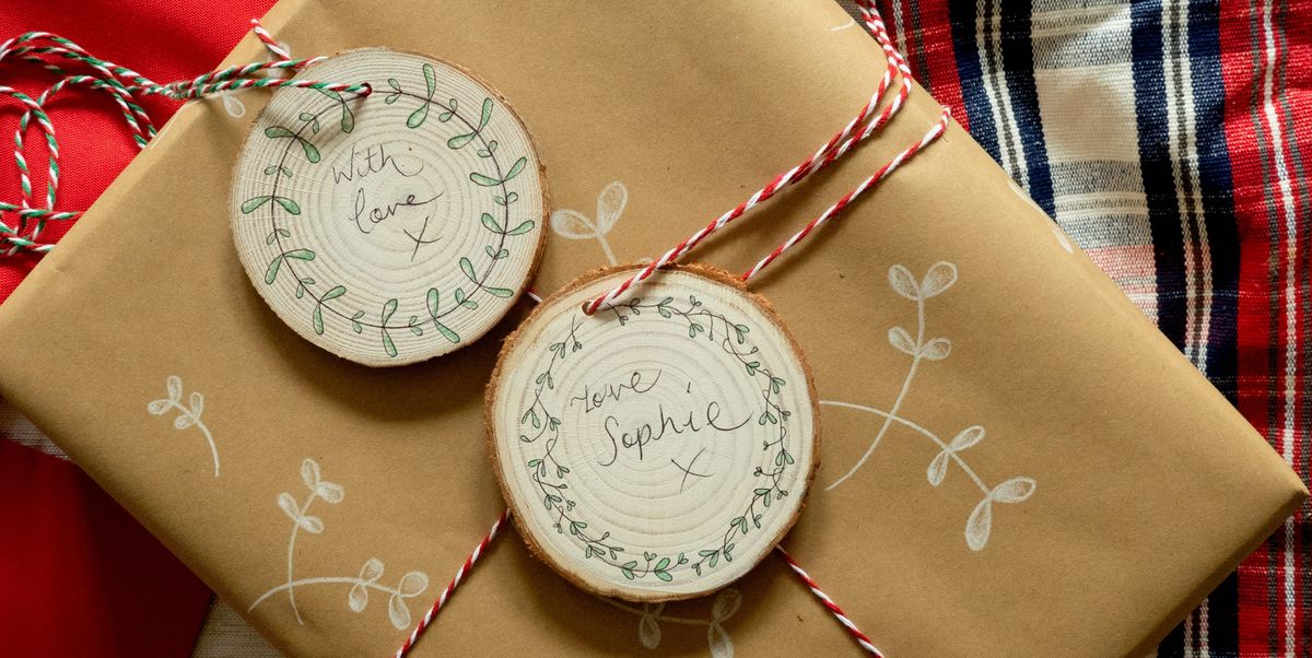 How to make personalised wooden tags for your Christmas presents