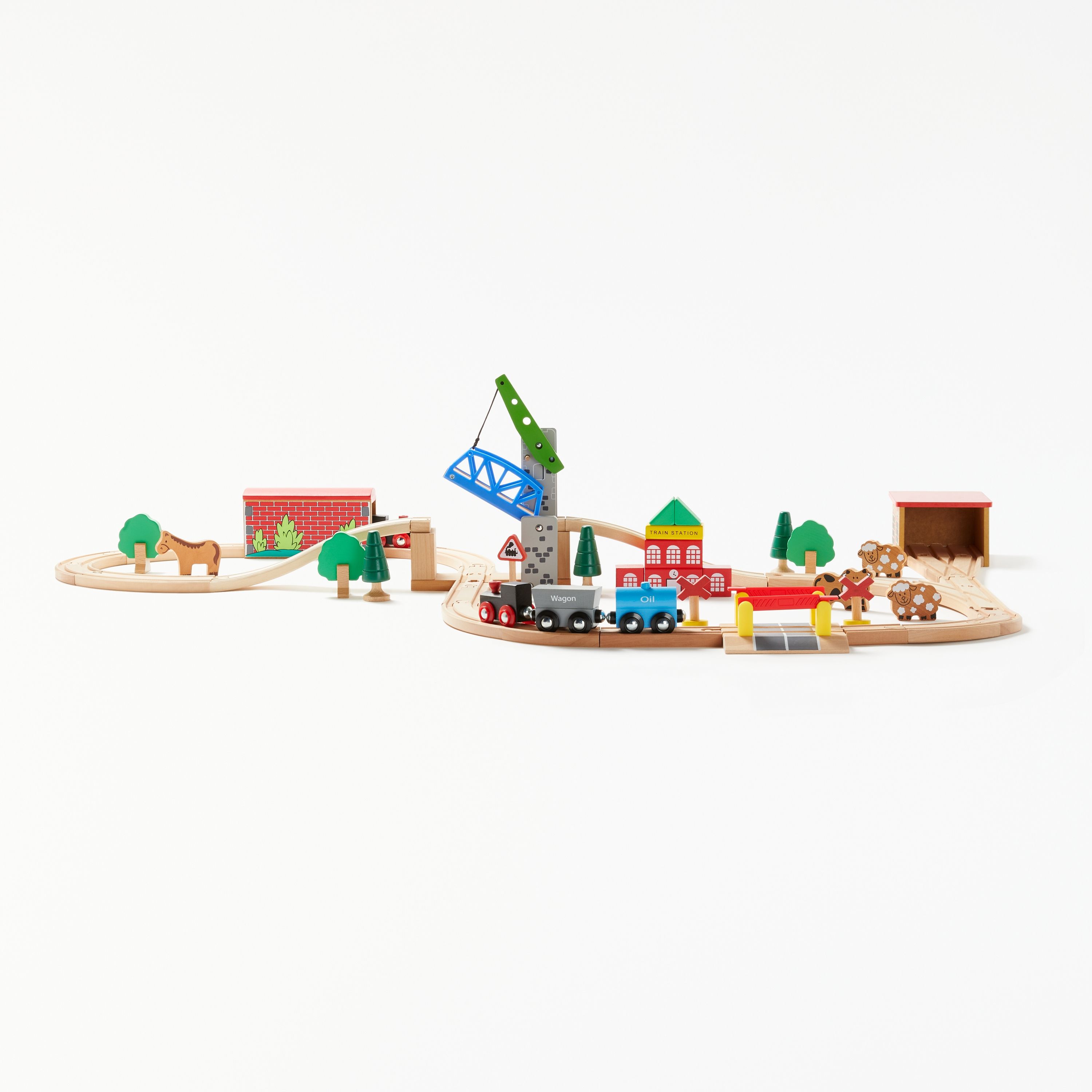 John lewis hot sale wooden railway