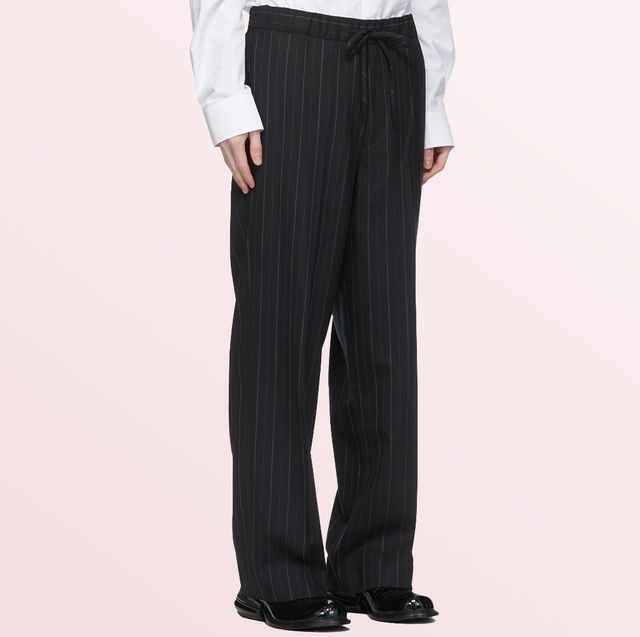 Wool Blend Drawstring Pants - Men - Ready-to-Wear