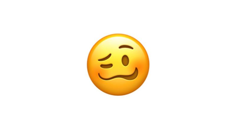 Woozy Face Emoji (U+1F974)