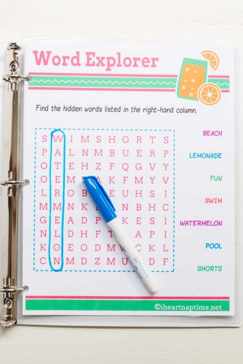 Road Trip Games - Word Search