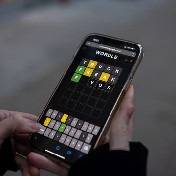 wordle being played on a mobile