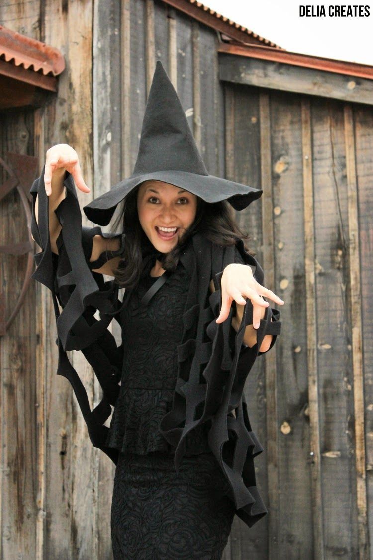 woman in witch costume