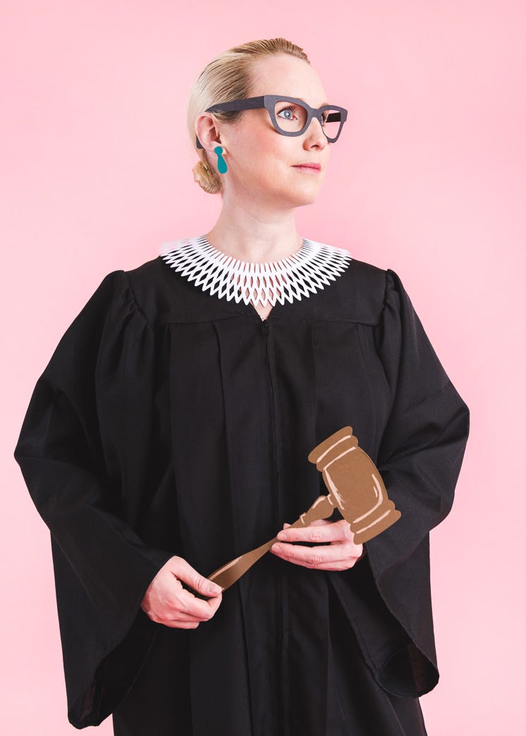 Work-appropriate Halloween costumes: Ruth Bader Ginsburg