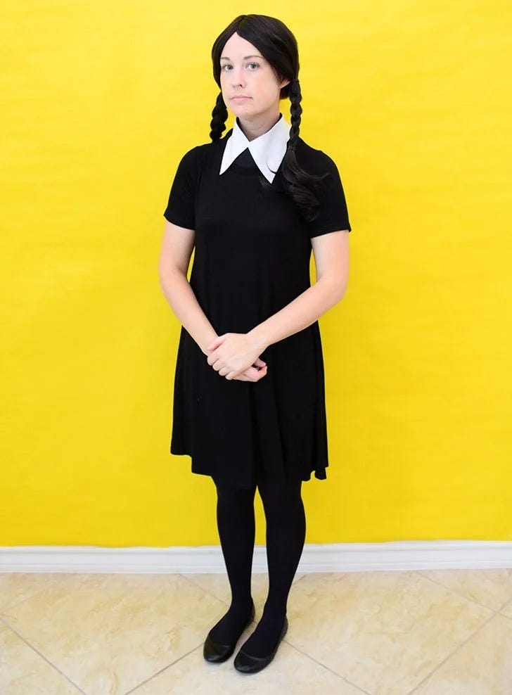 teacher halloween costumes wednesday addams