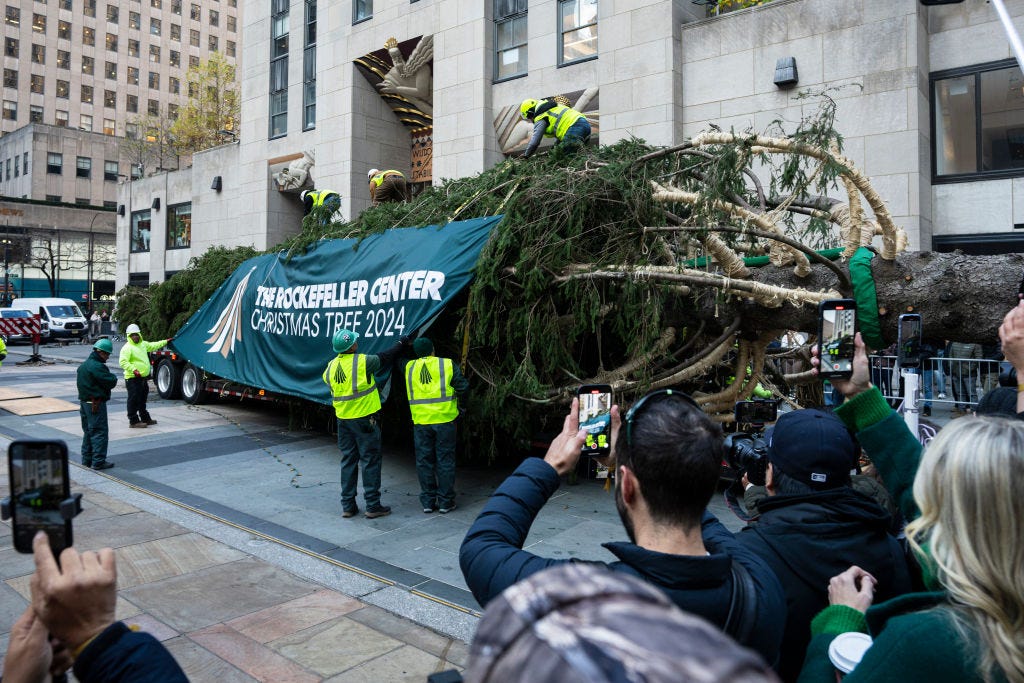 2024 rockefeller center christmas tree arrives