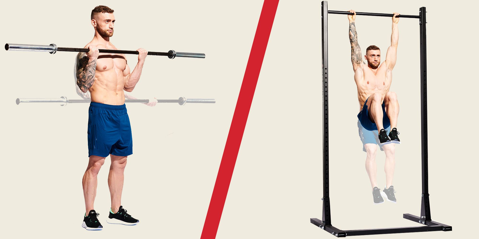 Arm Day Finisher: Blast Your Arms and Abs Using an Empty Barbell and a  Pull-Up Bar