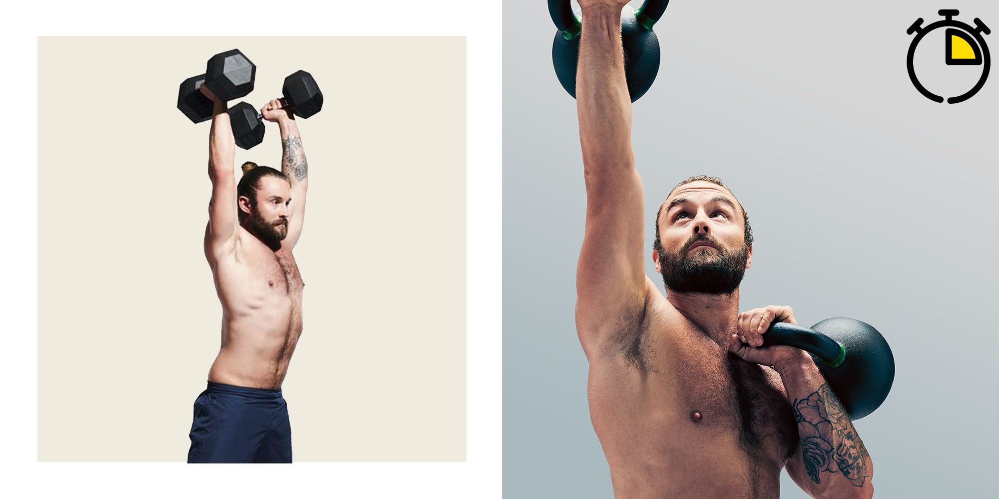 Double kettlebell outlet overhead press