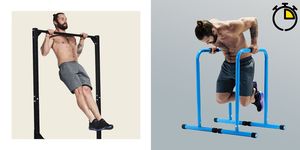 Shoulder, Exercise equipment, Arm, Free weight bar, Standing, Leg, Joint, Calf, Parallel bars, Human leg, 