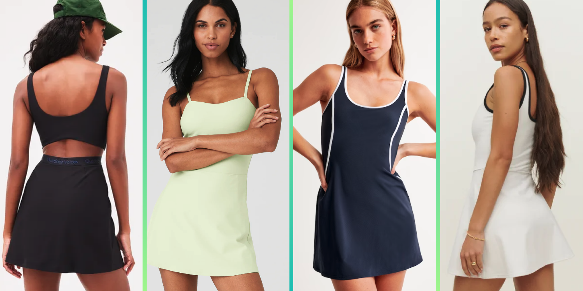  Heathyoga Tennis Dress, Cut Out Twisted Workout