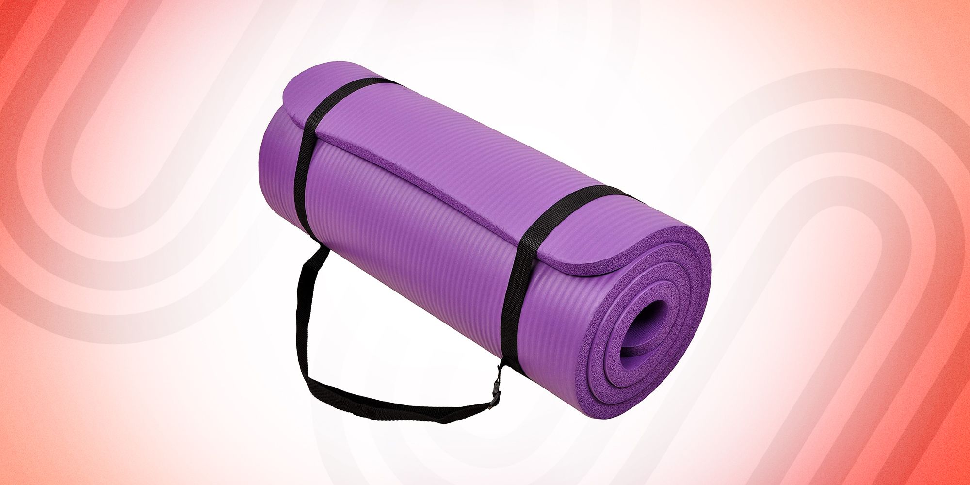 Hello Fit 20-Pack Value Yoga Mat With Carrying Strap, 68 x 24